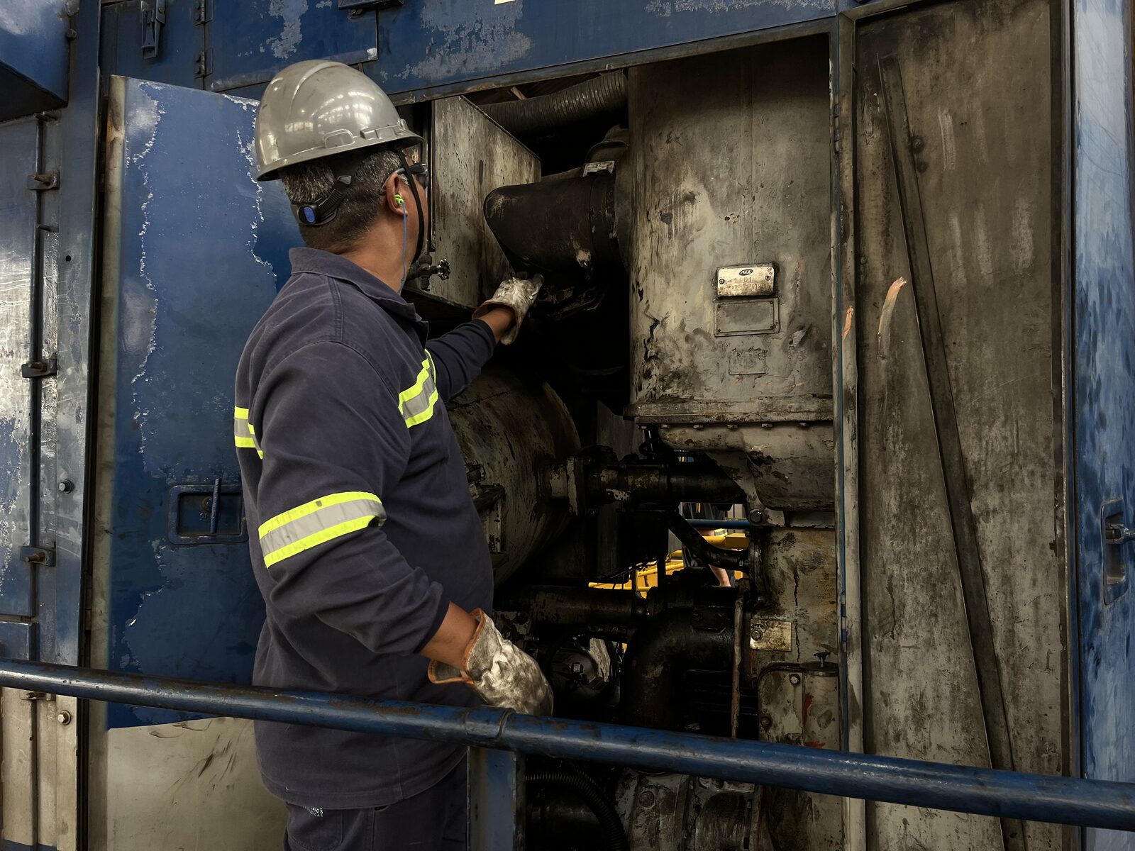 Intervenção corretiva em campo ferroviário